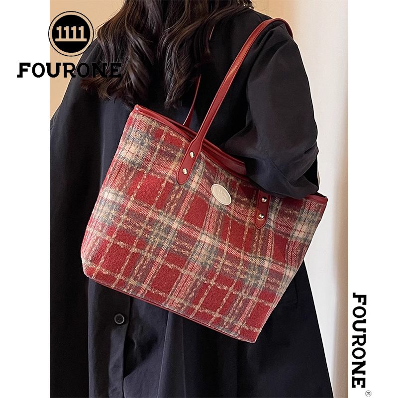 Bags Women's Tote Bag Large Capacity New Casual Versatile Shoulder Bag College Student Class Commuting Bag