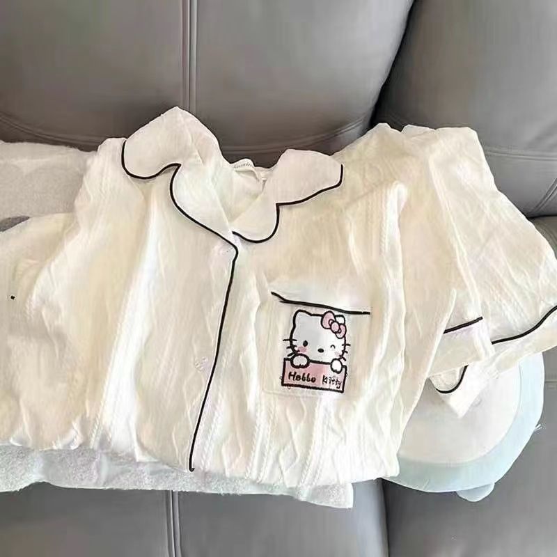 睡衣女春秋季純棉長袖網紅風卡通2023年新款少女士冬天家居服套裝
