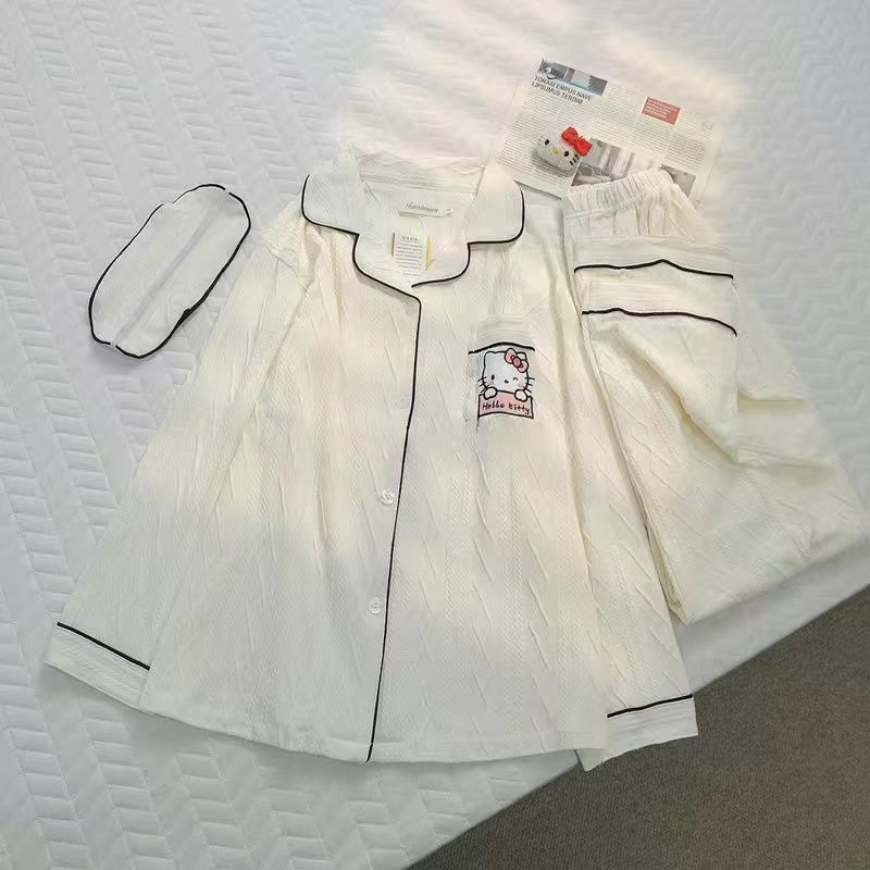 睡衣女春秋冬季純棉長袖可愛2023年新款大碼網紅風韓版家居服套裝