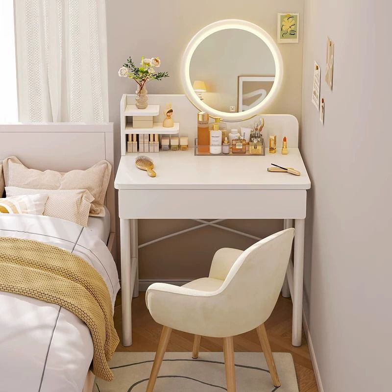 化妆桌卧室梳妆台小型简约现代小户型新款书桌化妆台一体简易桌子