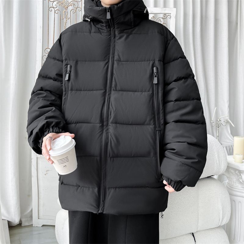 棉衣男冬季加保暖厚面包服设计感小众2023新款棉袄外套胖子大码装