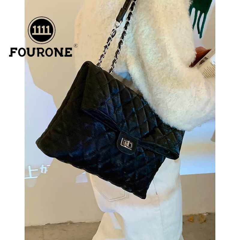 Xiaoxiangfeng bag women's new diamond chain bag high-end large-capacity commuter shoulder crossbody bag