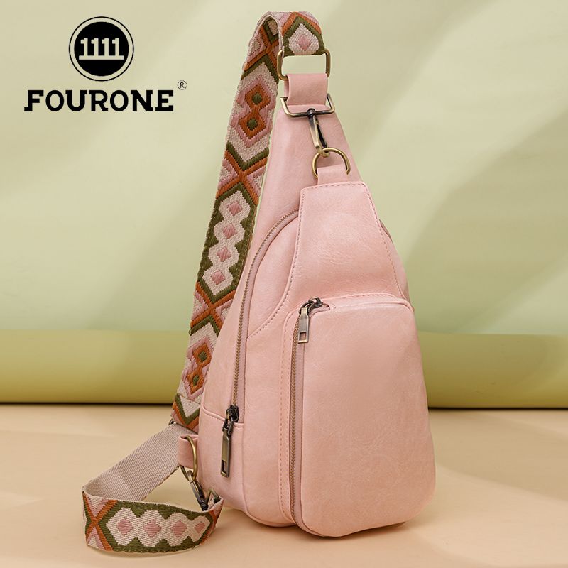 Chest bag, backpack, women's casual, versatile and fashionable travel backpack, canvas mom bag, crossbody bag
