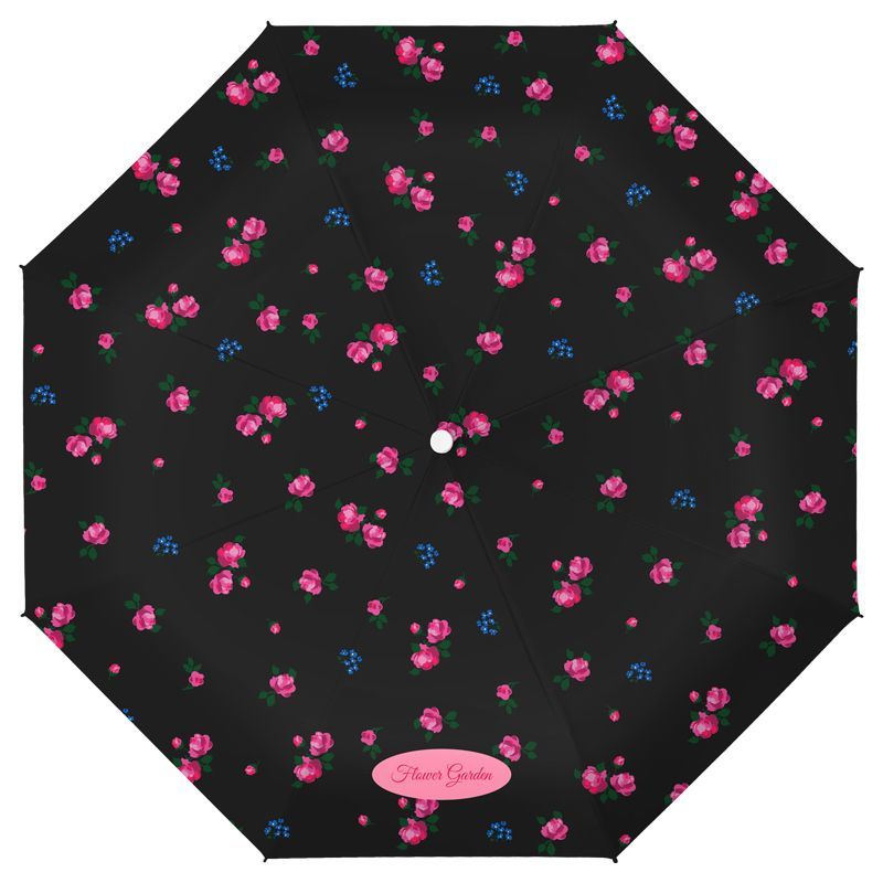复古玫瑰系雨伞女晴雨两用太阳伞防晒防紫外线全自动遮阳伞ins风