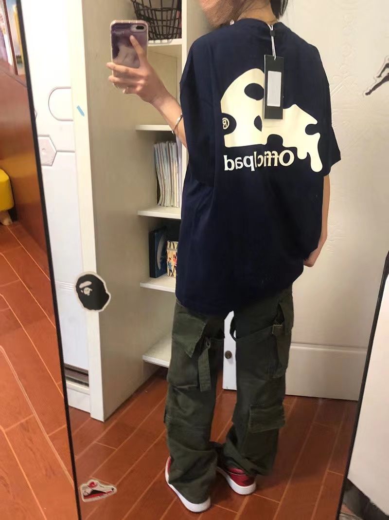 100%純棉原宿風ins復古短袖t恤女學生夏季設計感小眾寬鬆百搭上衣