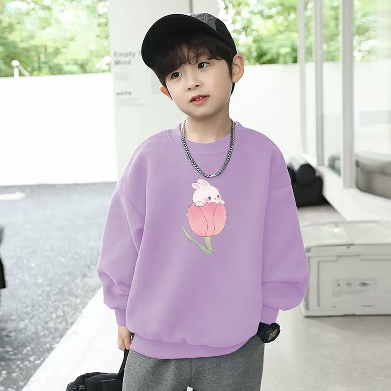 Boys' German velvet bottoming shirt, girls' warm autumn and winter style, boys, girls, babies, middle and large children's tops