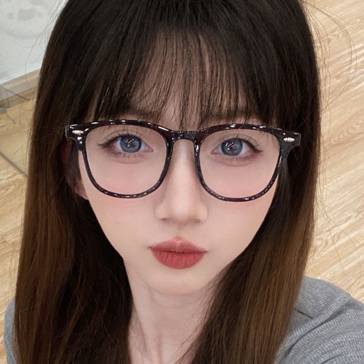 韓版近視眼鏡女學生有度數防藍光輻射眼鏡男黑色眼鏡框大臉顯瘦潮
