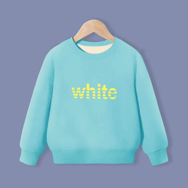 Boys and girls autumn and winter German velvet round neck warm inner long-sleeved trendy medium and large children's thickened bottoming shirt