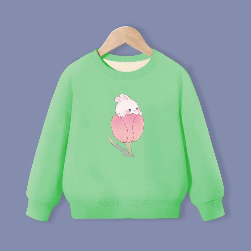 Children's clothing for boys and girls, German velvet sweatshirts for autumn and winter, medium and large children's thickened autumn and winter tops, trendy tops