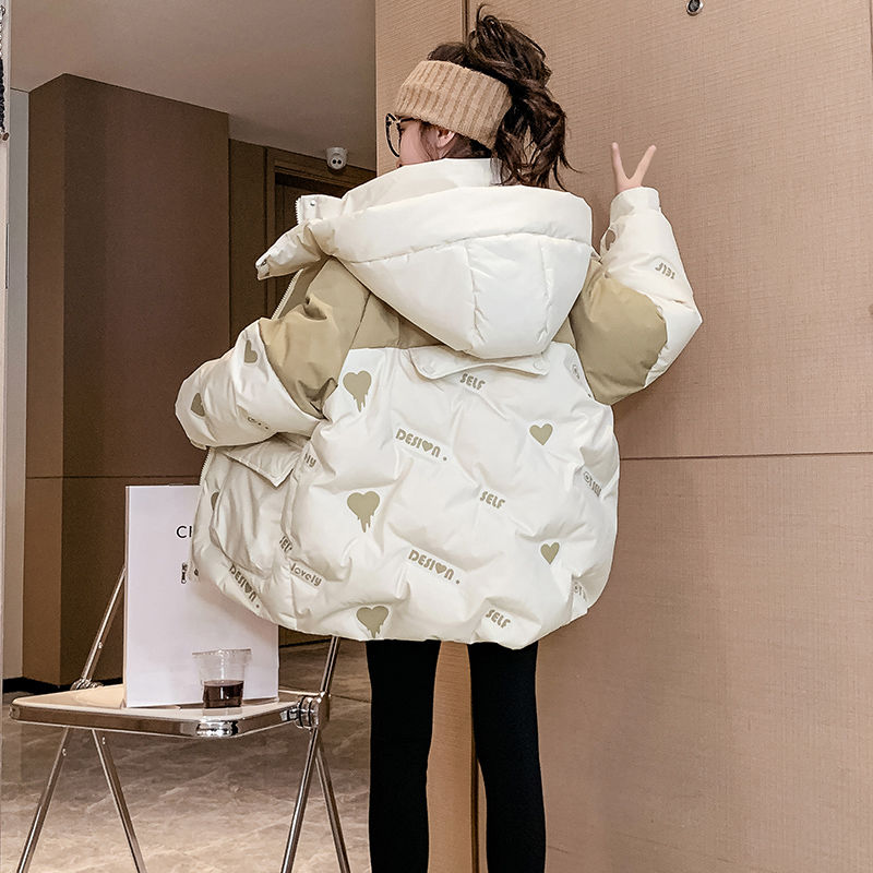 Girls' winter jackets 2023 new style, medium and large children's winter thickened cotton coats, down jackets, children's autumn and winter cotton coats
