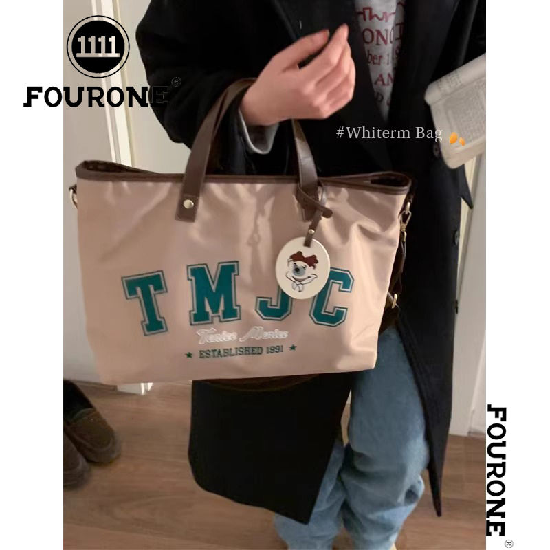 Korean Fashion Commuting Bag Women's New Cute Versatile Shoulder Bag College Student Handheld Tote Bag