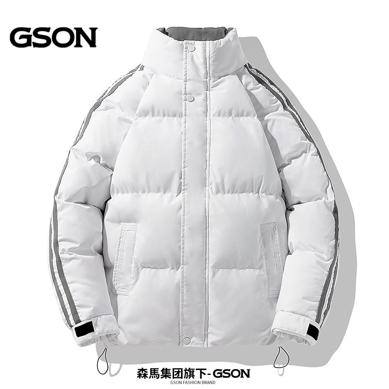 GSON羽绒棉服棉衣加厚男士冬季立领潮流百搭保暖棉袄外套