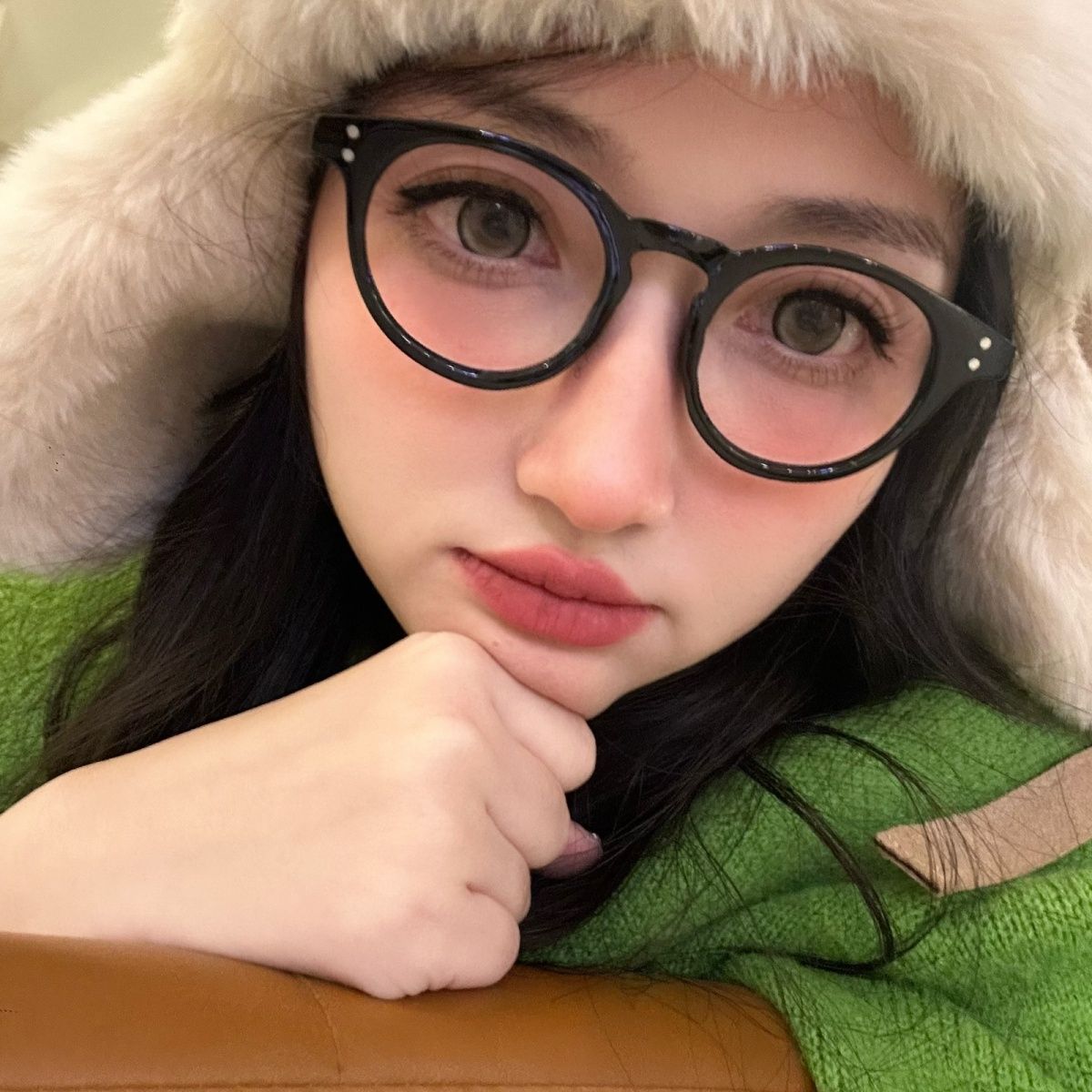 日系黑框眼鏡女小框素顏神器小臉防藍光粗復古網紅近視可以配度數