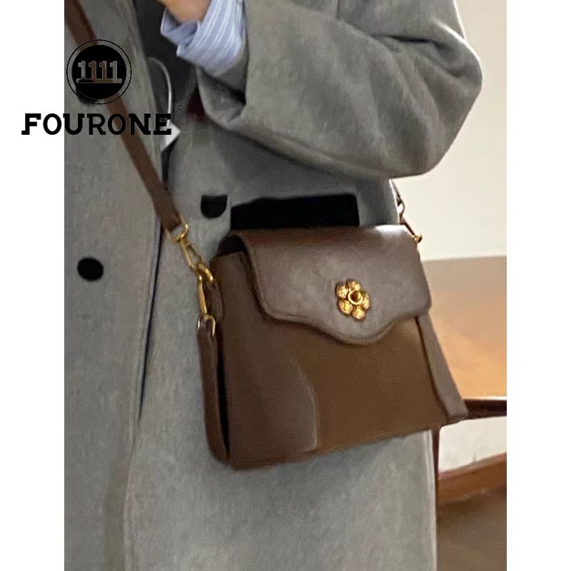 High-end texture niche bag women's new retro fashion small square bag versatile shoulder crossbody bag