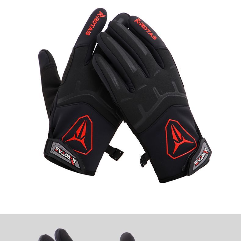 Men's Cycling Gloves Warm Windproof Waterproof Touch Screen Touch_voghion.com