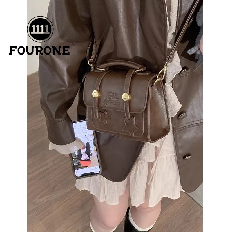 Niche design bag women's new retro fashion handheld small square bag high-end versatile crossbody bag