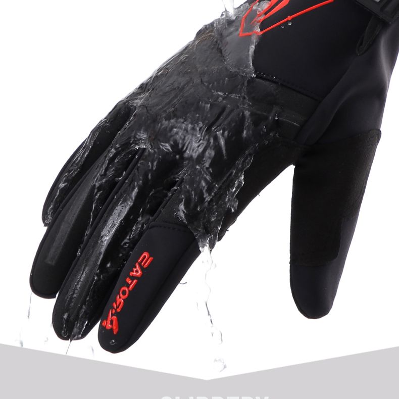 Men's Cycling Gloves Warm Windproof Waterproof Touch Screen Touch_voghion.com