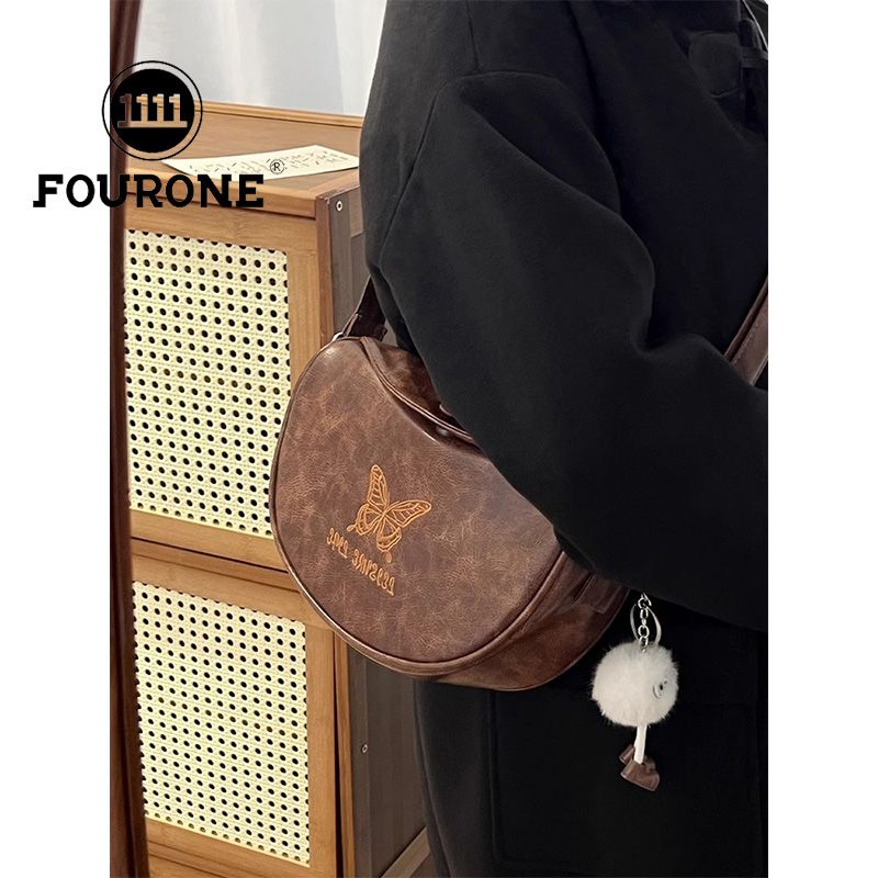 Maillard dumpling bag women's new trendy shoulder crossbody bag high-end retro commuter armpit bag