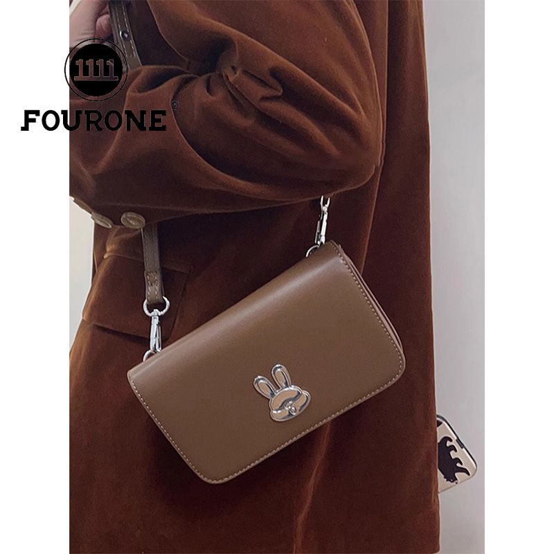 Retro crossbody small bag women's new trendy shoulder bag high-end versatile ins fashion small square bag