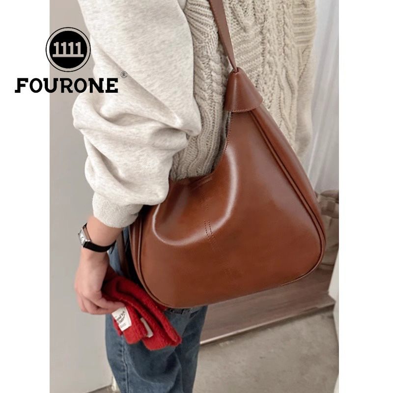 Retro crossbody bag for women, new style, high-looking, fashionable, casual armpit bag, niche shoulder saddle bag