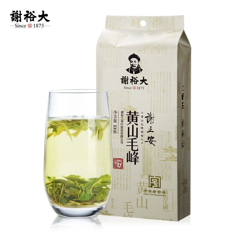 谢裕大黄山毛峰100g袋装茶叶自饮装绿茶