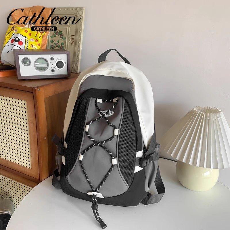 Schoolbag female college student niche design backpack lightweight casual campus backpack large capacity for outing