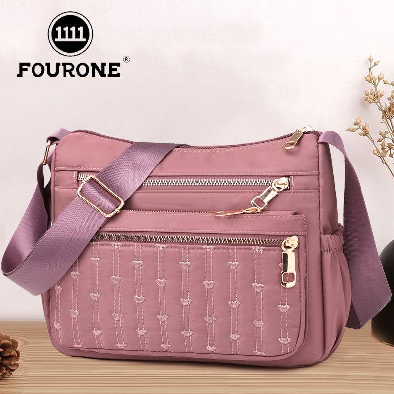 New nylon Oxford cloth casual and fashionable large-capacity shoulder bag for middle-aged and elderly mothers, crossbody bag