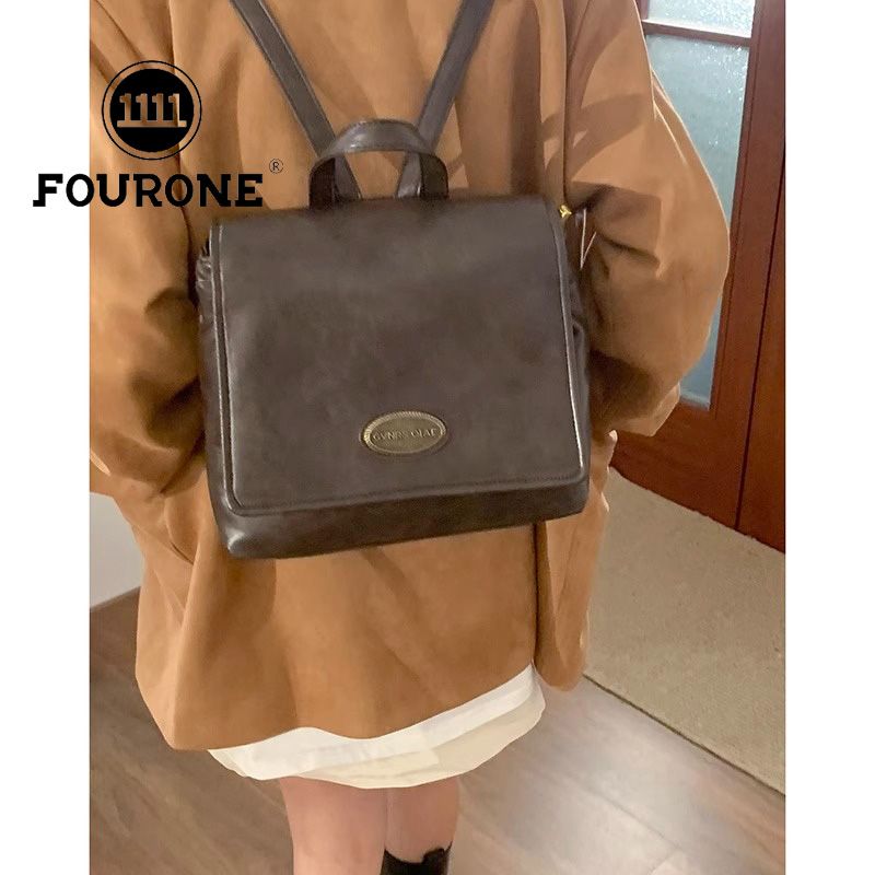 Maillard College Backpack Women's Bag New Trendy Korean Portable Briefcase Large Capacity Bag