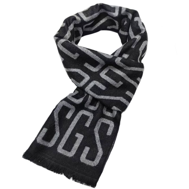 Men's minimalist men's winter warm and casual Korean version versatile gift, give bofriend bo scarf, birthda gift_voghion.com