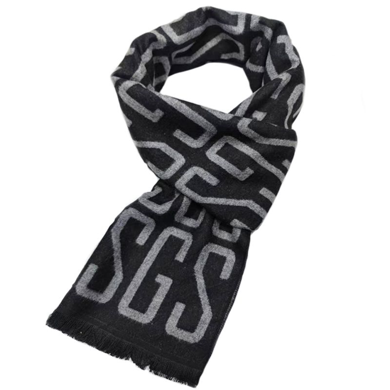 Men's minimalist men's winter warm and casual Korean version versatile gift, give bofriend bo scarf, birthda gift_voghion.com