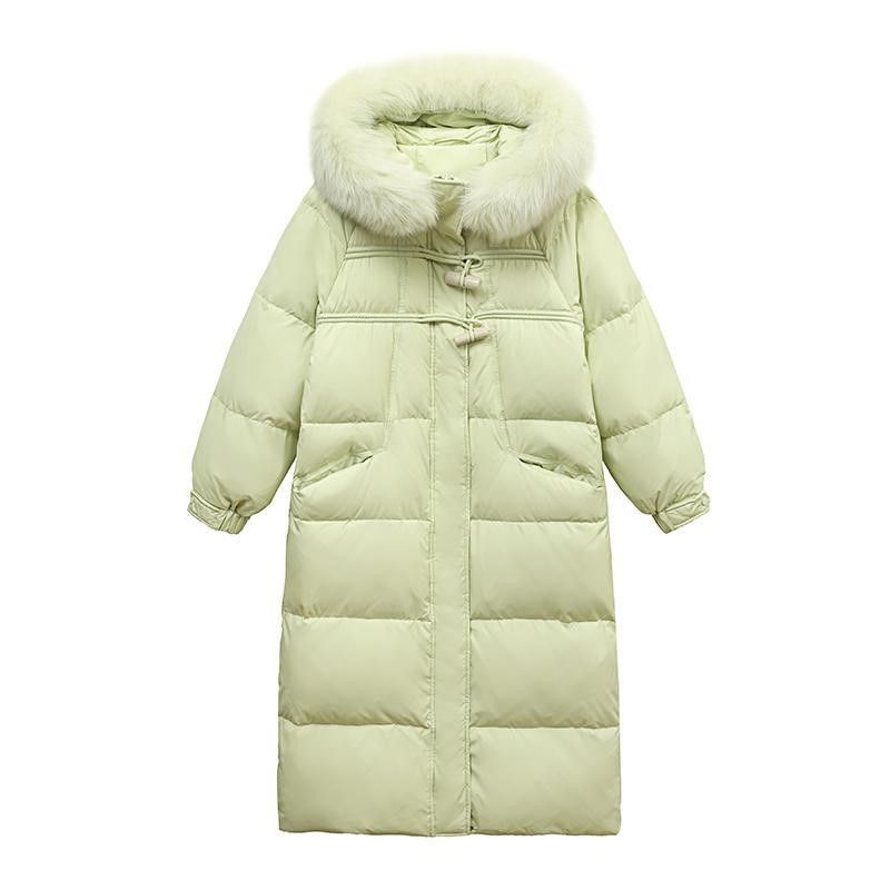 PROMONE羽绒服女款2023新款白鸭绒加厚时尚洋气长款显瘦冬季外套