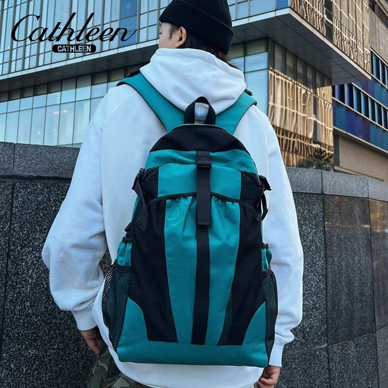School bag American campus retro backpack large capacity workwear casual commuting college student travel backpack