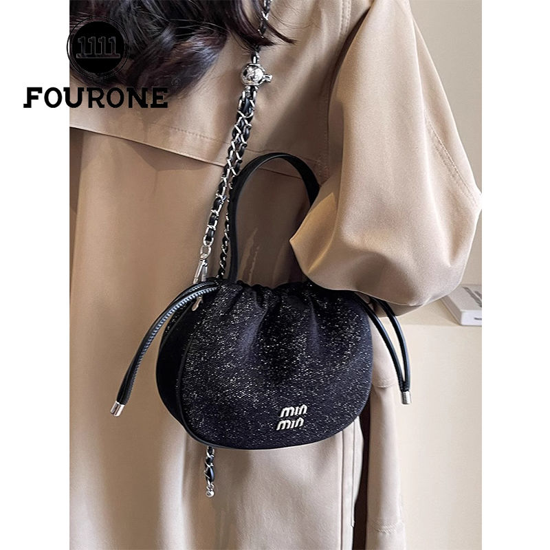 Bucket bag, new high-end casual and versatile chain crossbody bag, fashionable and versatile handbag