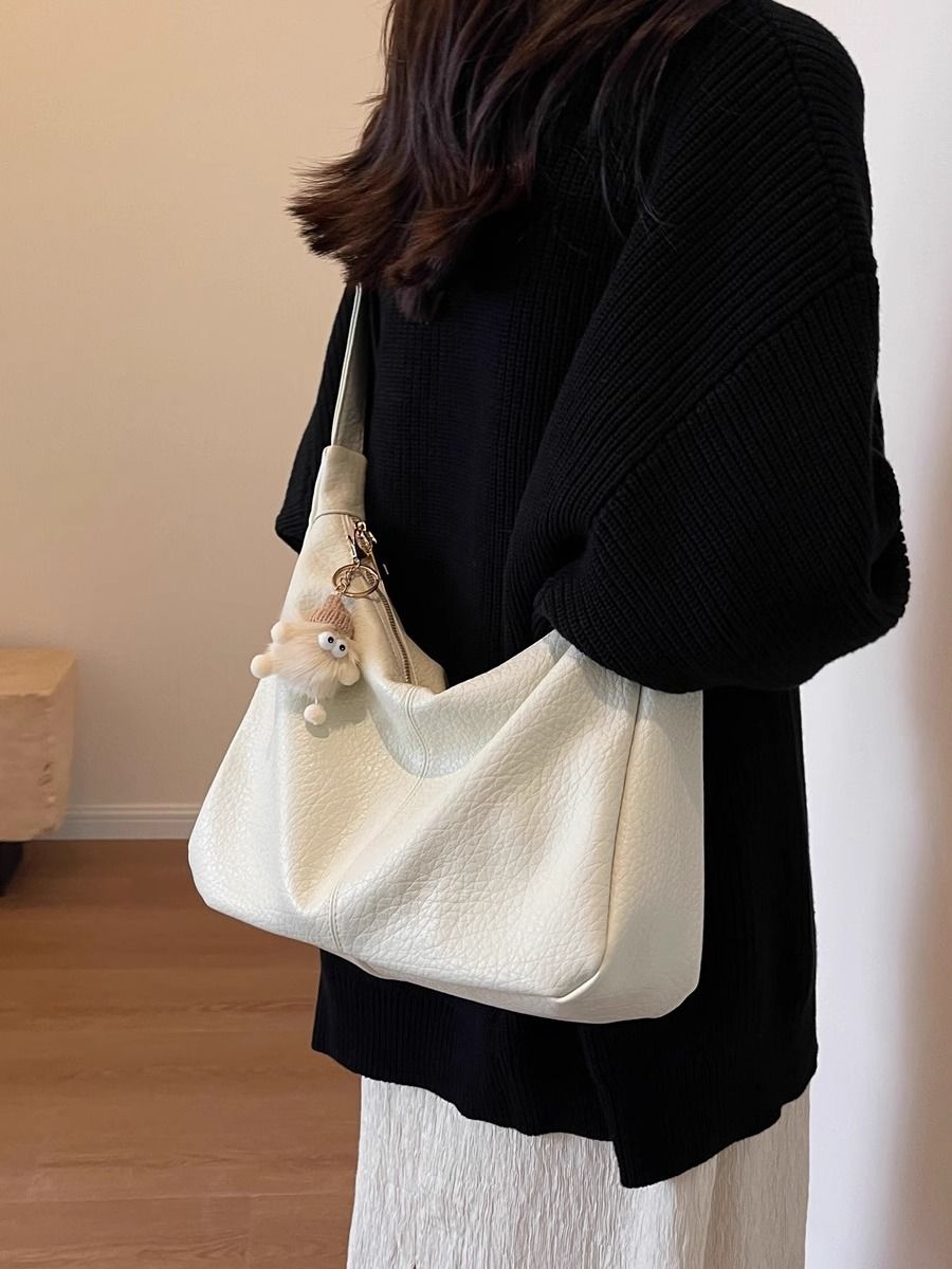 ins forest texture student crossbody bag 2023 autumn and winter new simple and versatile shoulder bag casual fashion women's bag
