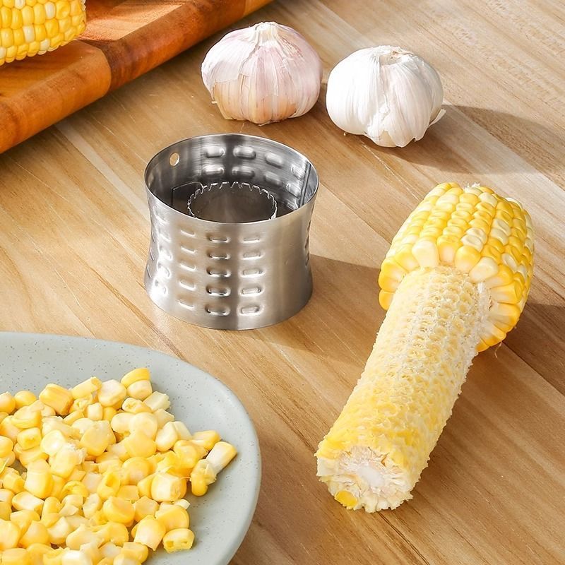 304不锈钢剥玉米神器家用拔玉米机手动厨房玉米刨粟米剥离脱粒器