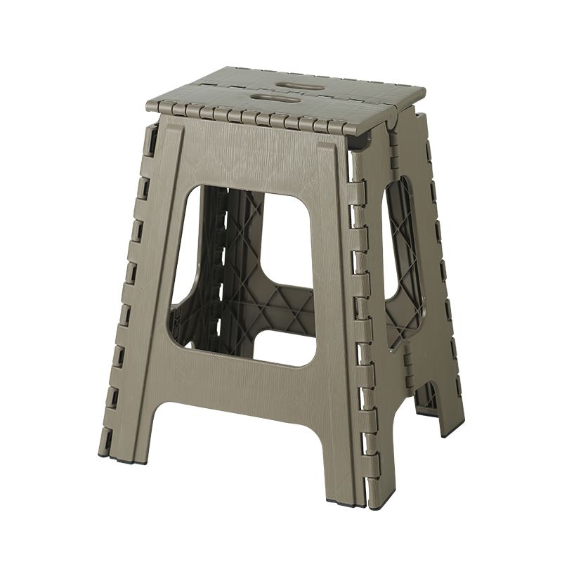 Kunststof eettafel van 49 cm hoog, verdikte kruk voor buiten, verhoogde opklapbare stoel voor volwassenen_voghion.com