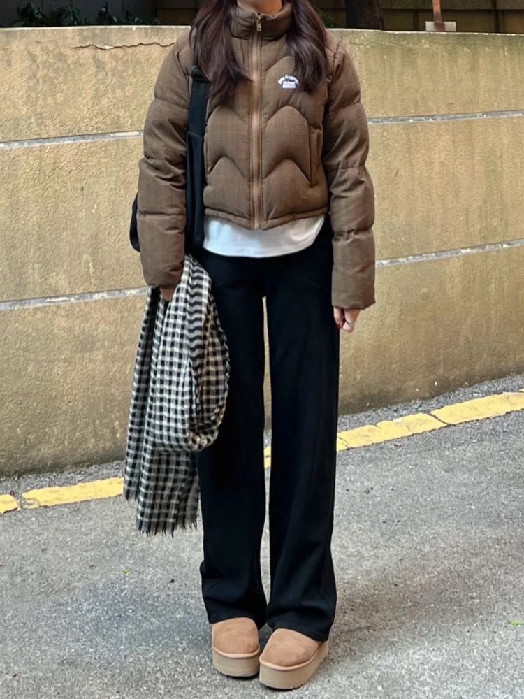 黑色窄版直筒牛仔褲女冬季新款梨形身材寬鬆遮胯顯瘦百搭闊腿褲子