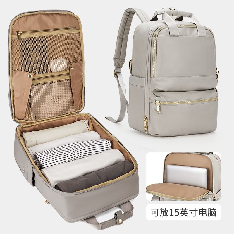 Computer Backpack Ladies Backpack  New Lightweight Work Commuting Bag Short Distance Travel Bag Large Capacity School Bag