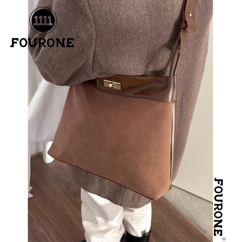 High-end large-capacity armpit bag for women new retro fashion shoulder bag commuter tote bag