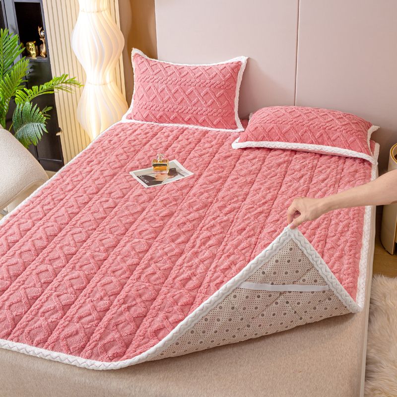 冬季加厚塔芙绒床垫软垫保暖宿舍学生单人家用卧室床褥可机洗睡垫