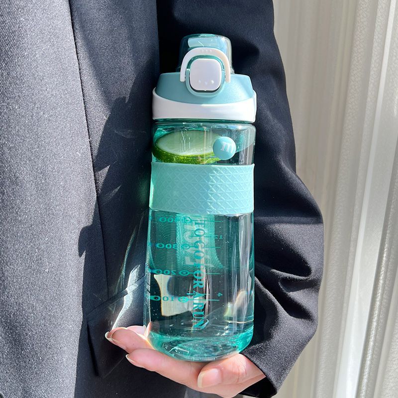 水杯女生高颜值运动水瓶大容量耐高温食品级冬季暖手塑料随手杯子