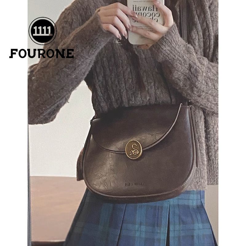 Maillard Retro Armpit Bag Women's New Trendy Korean Niche Saddle Bag Versatile Crossbody Bag