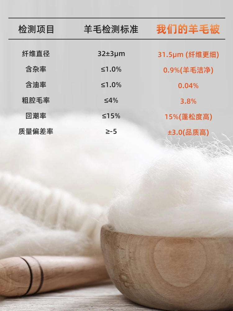 羊毛被100纯羊毛被子冬被棉被加厚保暖2023新款秋冬季绒被芯10斤