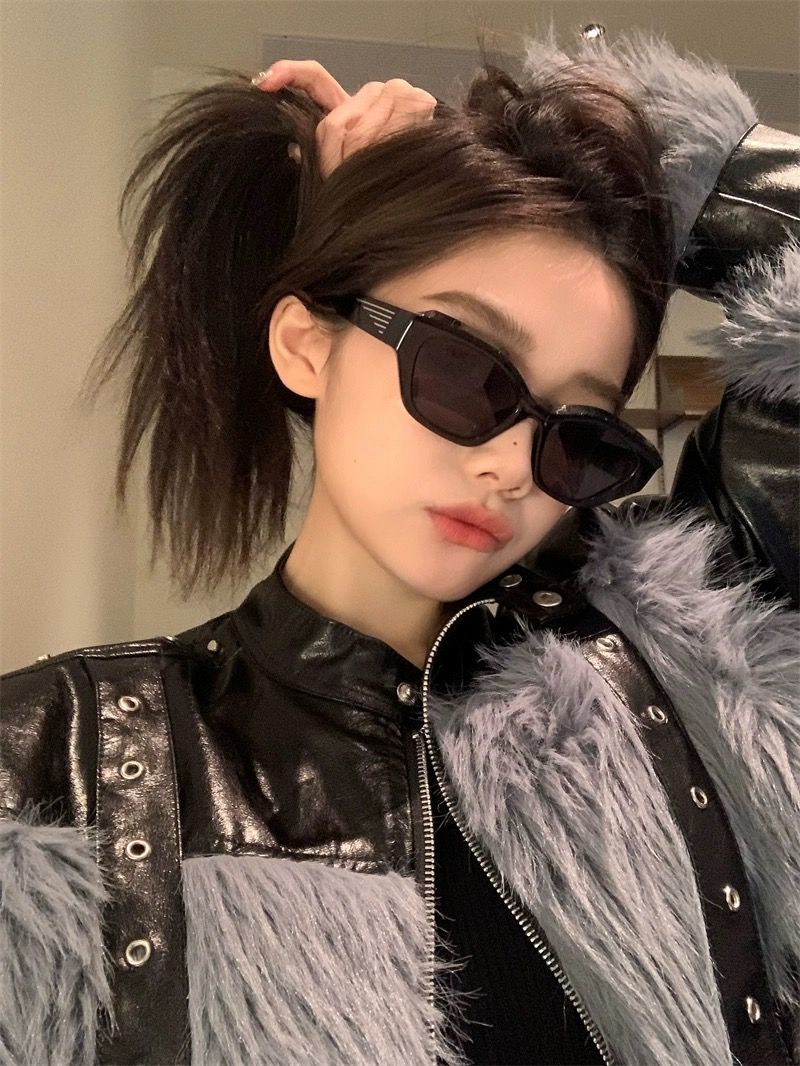 復古歐美小框Y2K墨鏡女潮韓版甜酷辣妹ins風太陽眼鏡網紅遮陽高級