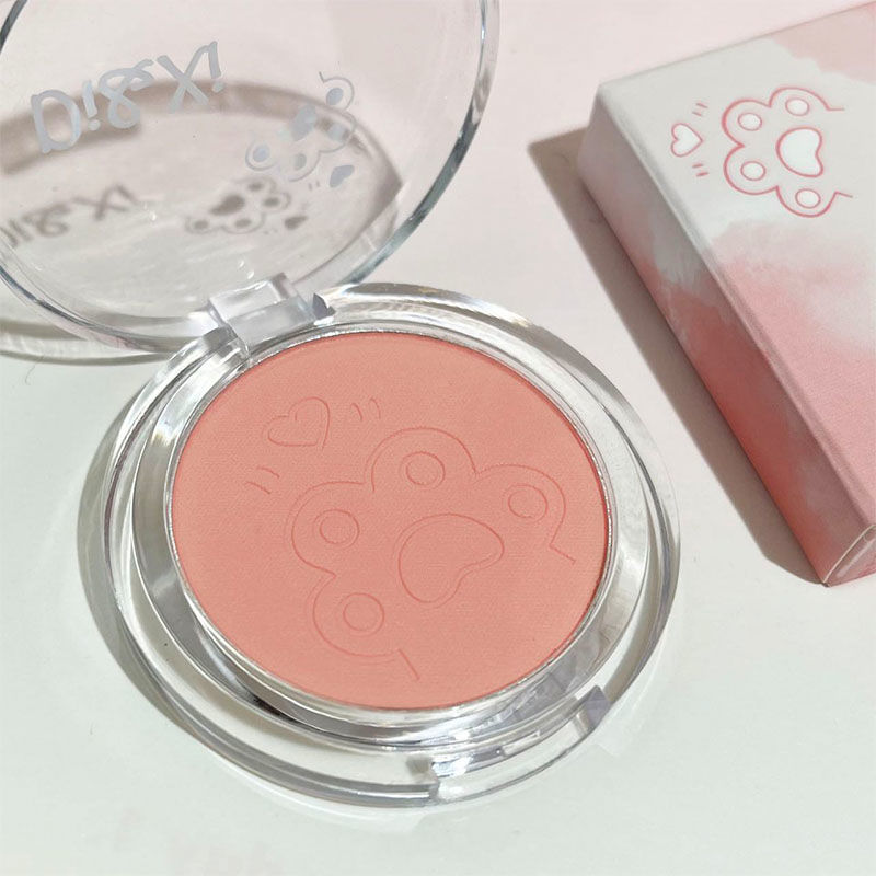 Cat Monochrome Blush Nude Powder Milky Apricot Peach Orange Long-lasting Natural Delicate Vitality Highlight Student Rouge Contour