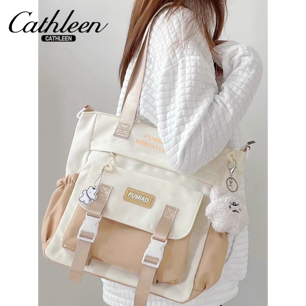 Bags Women's Hand Carrying Tuition Bag Girls Large Capacity One Shoulder Casual Versatile Crossbody Bag Canvas Tote Bag