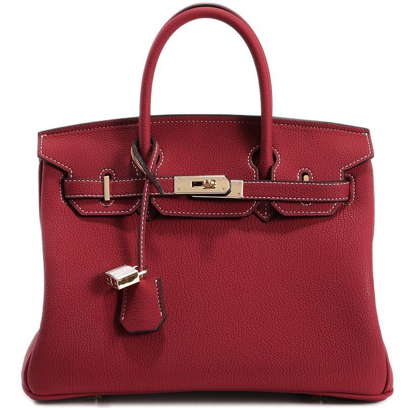 Birkin bag for women  new shoulder bag simple red bridal bag wedding bag handbag large bag