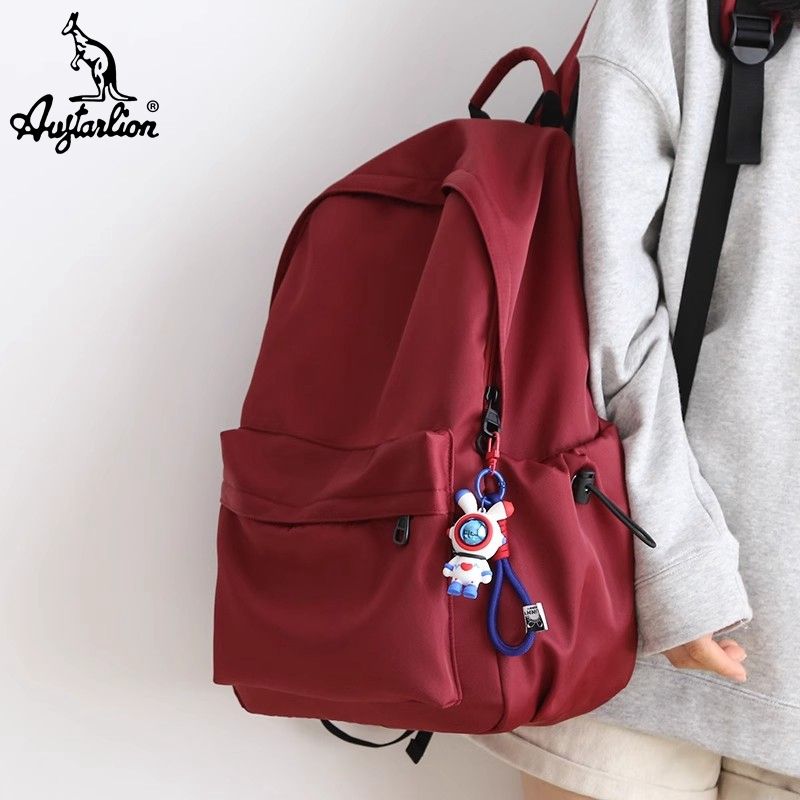 AUGTARLION lazy style bag women's casual simple dirty-resistant school bag junior high school girl college student backpack
