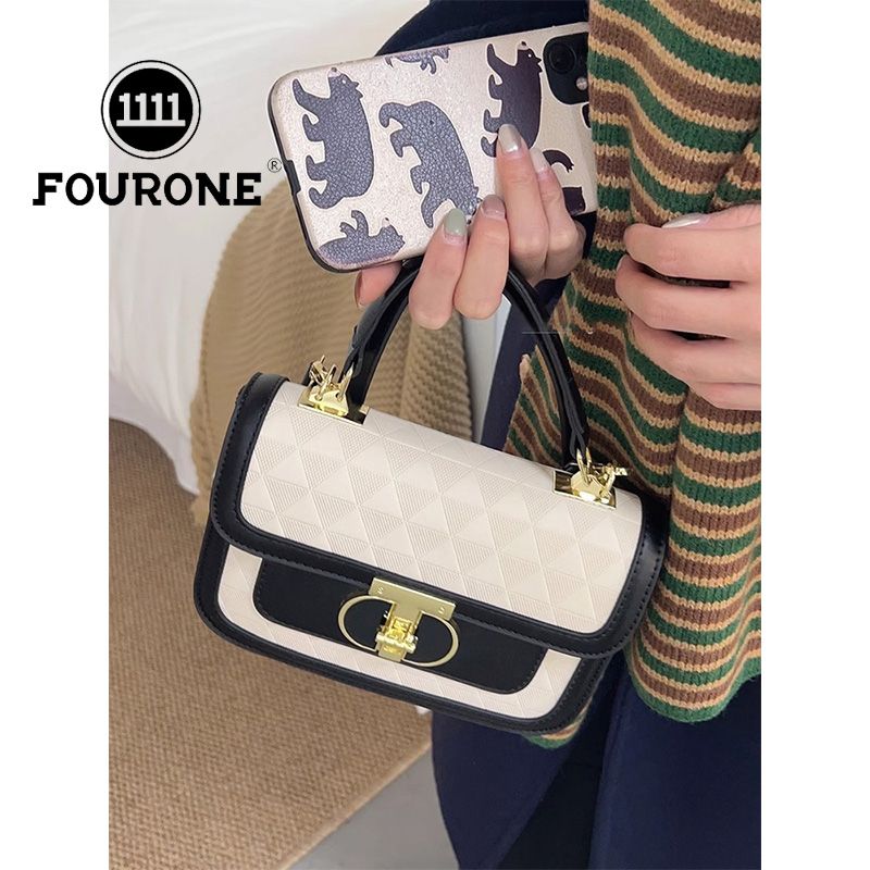 High-end fashion small bag for women, new trendy shoulder crossbody bag, versatile Korean handheld small square bag