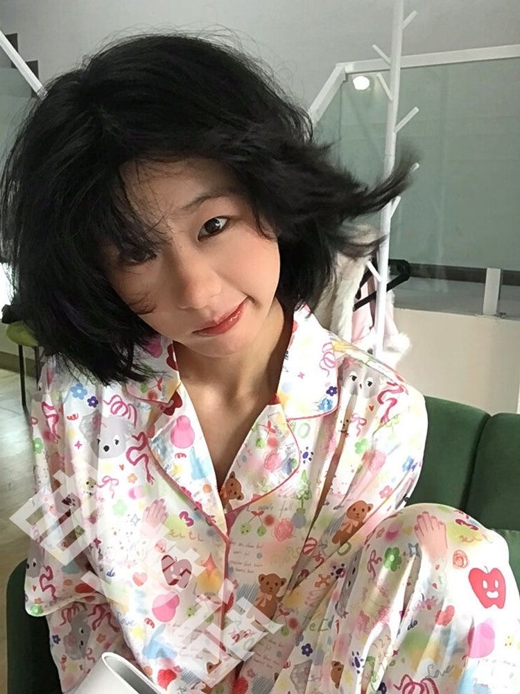 韓版卡通印花長袖睡衣女春秋款2023新款網紅開衫長褲家居服兩件套